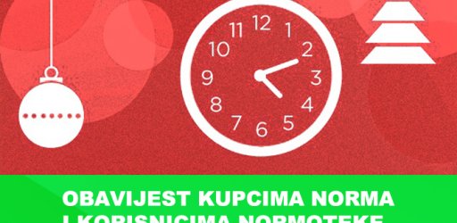 Obavijest kupcima norma i korisnicima usluga normoteke